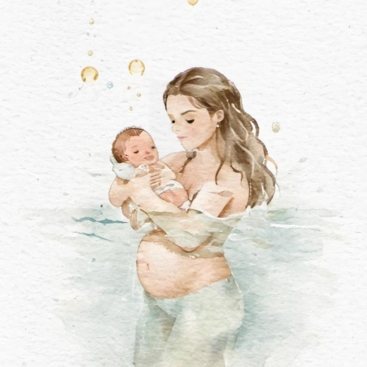 D postpartum bonding bath